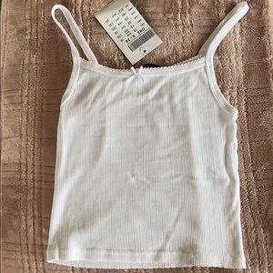 Brand New Brandy Melville Belle Bow top